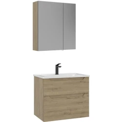 Orka Messina 65 Cm Meşe Banyo Dolabı Takımı - 5007137