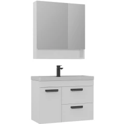 Orka Nova 80 Cm Beyaz Banyo Dolabı Takımı