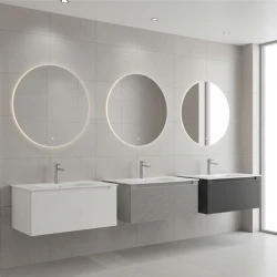 Orka Olbia 80 Cm Mat Antrasit Banyo Dolabı Takımı Hemen Al