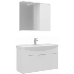 Orka Purus 100 Cm Beyaz Banyo Dolabı Takımı - 5007974