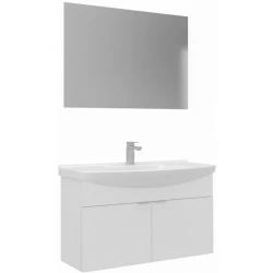 Orka Purus 100 Cm Beyaz Banyo Dolabı Takımı - 5008330