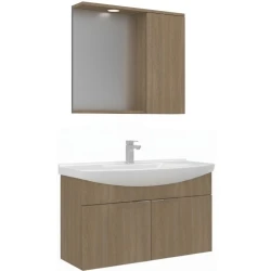 Orka Purus 100 Cm Budva Banyo Dolabı Takımı - 5007994