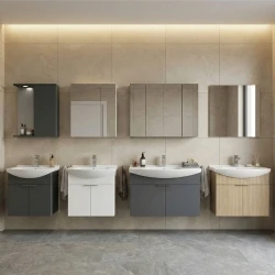 Orka Purus 80 Cm Budva Banyo Dolabı Takımı - 5008324