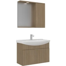 Orka Purus 80 Cm Budva Banyo Dolabı Takımı - 5007993