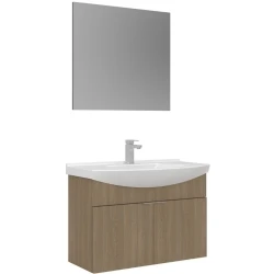 Orka Purus 80 Cm Budva Banyo Dolabı Takımı - 5008324