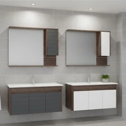 Orka Serra 100 Cm Beyaz-Navaro Banyo Dolabı Takımı