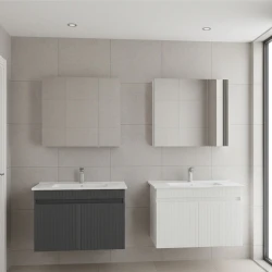 Orka Tivoli 85 Cm Mat Beyaz Banyo Dolabı Takımı Hemen Al