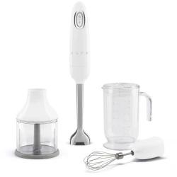 Smeg Beyaz Aksesuarlı El Blender Seti - HBF03WHEU