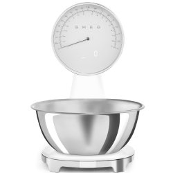 Smeg Beyaz Retro Analog Mutfak Tartısı - KSF01WHWW