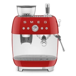Smeg Kırmızı Öğütücülü Espresso Kahve Makinesi EGF03RDEU Hemen Al