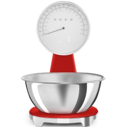 Smeg Kırmızı Retro Analog Mutfak Tartısı - KSF01RDWW