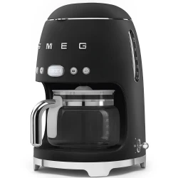 Smeg  Mat Siyah Filtre Kahve Makinesi - DCF02BLMEU