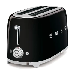 Smeg Siyah 4 Dilimli Ekmek Kızartma Makinesi TSF02BLEU