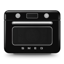 Smeg Tezgah Üstü Kombi Buharlı Siyah Fırın COF01BLEU