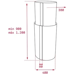 Teka CC 485 Dekoratif Siyah Ada Tipi Davlumbaz