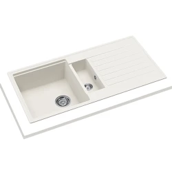 Teka Cliff 60 B-TQ Beyaz Granit Evye