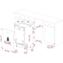 Teka DFI 44700 Ankastre Bulaşık Makinesi