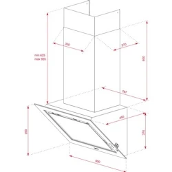 Teka DLV 98660 ST TOS Stone Grey Duvar Tipi Davlumbaz