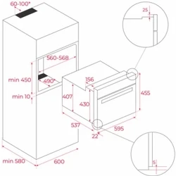 Teka HLC 8440 C FBK Mikrodalgalı Siyah Cam Ankastre Fırın Hemen Al