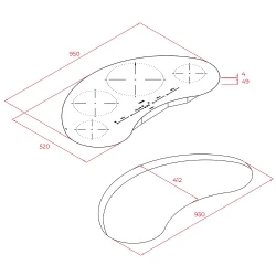 Teka IKC 94628 MST BK 90 Cm Özel Tasarım Siyah İndüksiyon Ocak Hemen Al