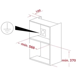 Teka ML 8220 BIS L FBK Siyah Cam Ankastre Mikrodalga Fırın