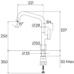 Teka Oval 914 Siyah Mutfak Bataryası