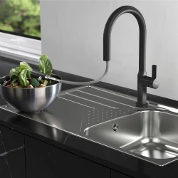 Teka Oval 9382 Siyah Spiralli Mutfak Bataryası Hemen Al