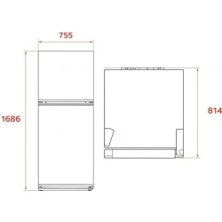 Teka RTF 54760 WH Beyaz Solo Buzdolabı Hemen Al