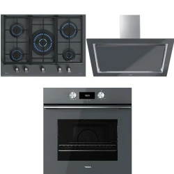 Teka Urban 70 Cm Gri Ankastre Set (Ocak-Fırın-Davlumbaz) Hemen Al