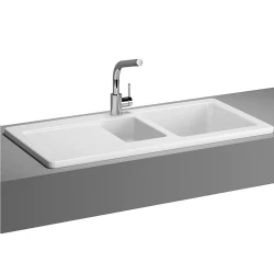 Vitra 100x50 Cm 1,5 Gözlü Tezgahüstü Eviye 5771B003-1408 Hemen Al