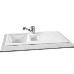 Vitra 100x53 Cm Çift Gözlü Tezgahüstü Eviye 4081B003-0379