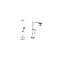 Vitra AquaHeat Bliss S 230 Duş Kolonu A47202 Hemen Al