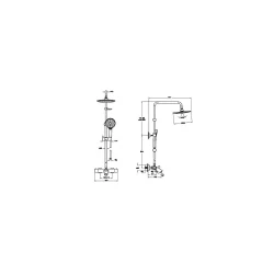 Vitra AquaHeat Joy 220B Duş Kolonu A47208