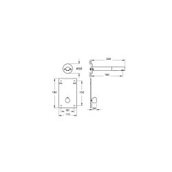 Vitra Aquasee Origin Temassız Uzun Mat Siyah Ankastre Lavabo Bataryası A4711136WTC