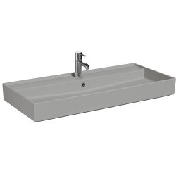 Vitra ArchiPlan 100x46 Cm Mat Taş Gri Lavabo 7417B076-0001