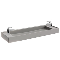 Vitra ArchiPlan 120x38 Cm Mat Taş Gri Lavabo 7410B076-1808