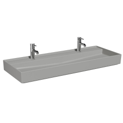 Vitra ArchiPlan 120x46 Cm Mat Taş Gri Lavabo 7418B076-0041