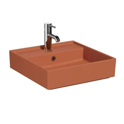 Vitra ArchiPlan 45x46 Cm Mat Terra Rosa Lavabo 7413B077-0001 Hemen Al