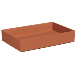 Vitra ArchiPlan 60x38 Cm Dikdörtgen Mat Terra Rosa Çanak Lavabo 7441B077-0016