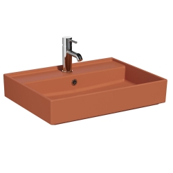 Vitra ArchiPlan 60x46 Cm Mat Terra Rosa Lavabo 7414B077-0001