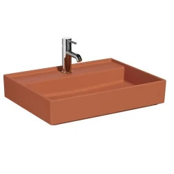 Vitra ArchiPlan 60x46 Cm Mat Terra Rosa Lavabo 7414B077-0041