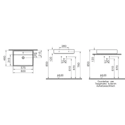 Vitra ArchiPlan 80x46 Cm Lavabo 7415B003-0001 Hemen Al