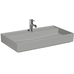 Vitra ArchiPlan 80x46 Cm Mat Taş Gri Lavabo 7415B076-0041