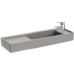 Vitra ArchiPlan 90x28 Cm Mat Taş Gri Lavabo 7407B076-0294