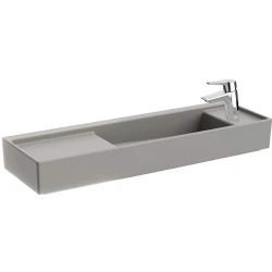 Vitra ArchiPlan 90x28 Cm Mat Taş Gri Lavabo 7407B076-0294