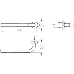 Vitra Arkitekta Kağıt Havluluk - A44284 Hemen Al