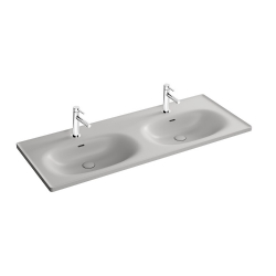 Vitra Equal 130x52 Cm Mat Taş Gri Etajerli Lavabo 7244B476-0001