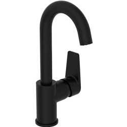 Vitra Flow Square Döner Borulu Mat Siyah Lavabo Bataryası - A4316536