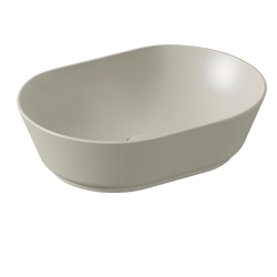 Vitra Geo 55x40 Cm Oval Mat Bej Çanak Lavabo 7427B020-0016