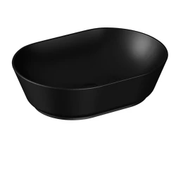 Vitra Geo 55x40 Cm Oval Mat Siyah Çanak Lavabo 7427B083-0016